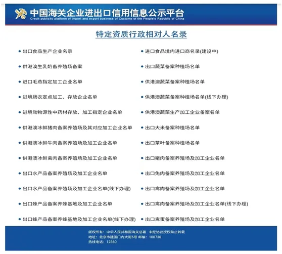 進(jìn)口食品進(jìn)出口商備案查詢(xún)地址改變